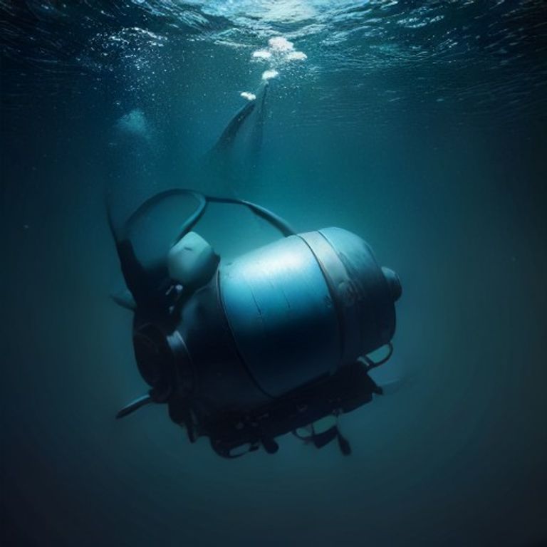 Render de tanque de oxígeno y regulador de buceo